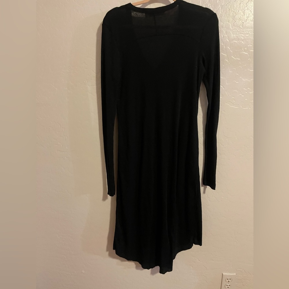 Free People Beach Bonita Cardigan Dress Long Sleeve Ribbed NWOT Size M - Picture 4 of 7